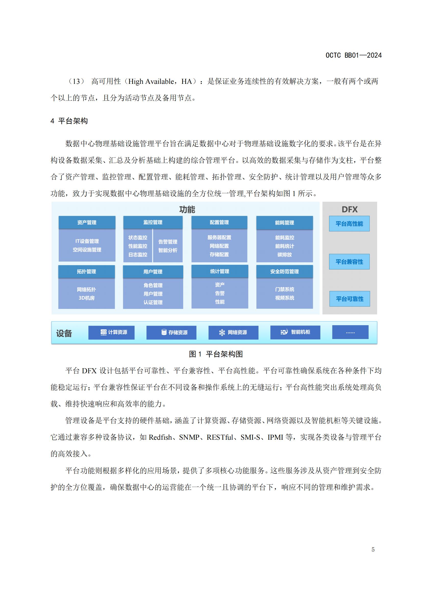 OCTC2024数据中心物理基础设施管理要求白皮书44页