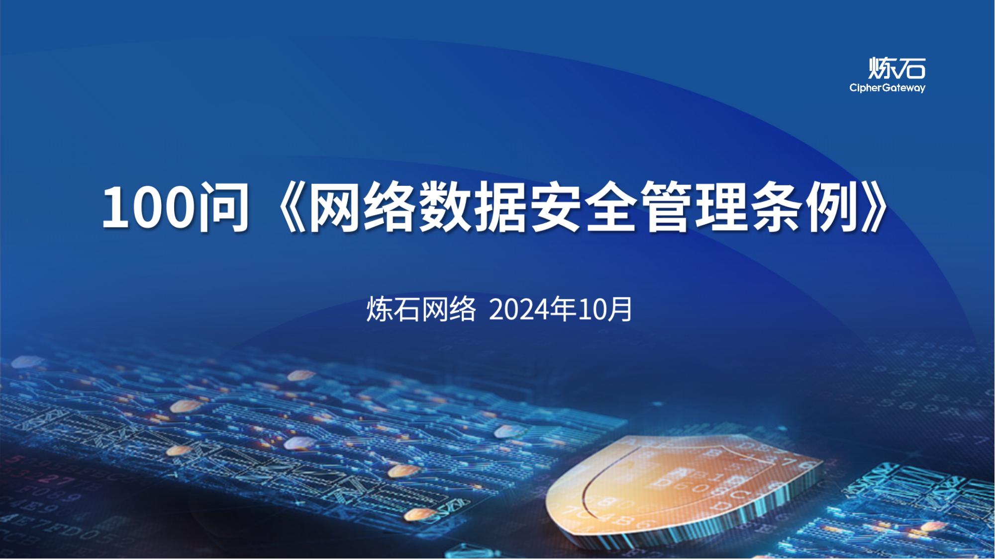 炼石图解100问网络数据安全管理条例V1.0.01